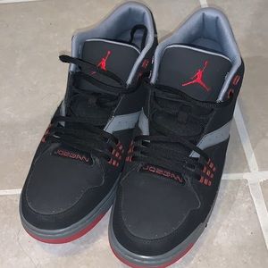 Jordan size 13 shoes red black